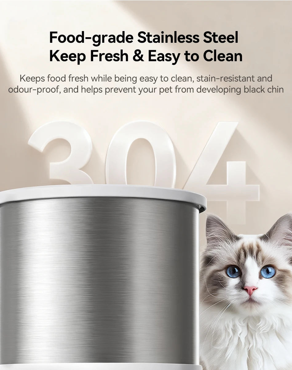 ROJECO 4.5L Smart Pet Feeder WiFi