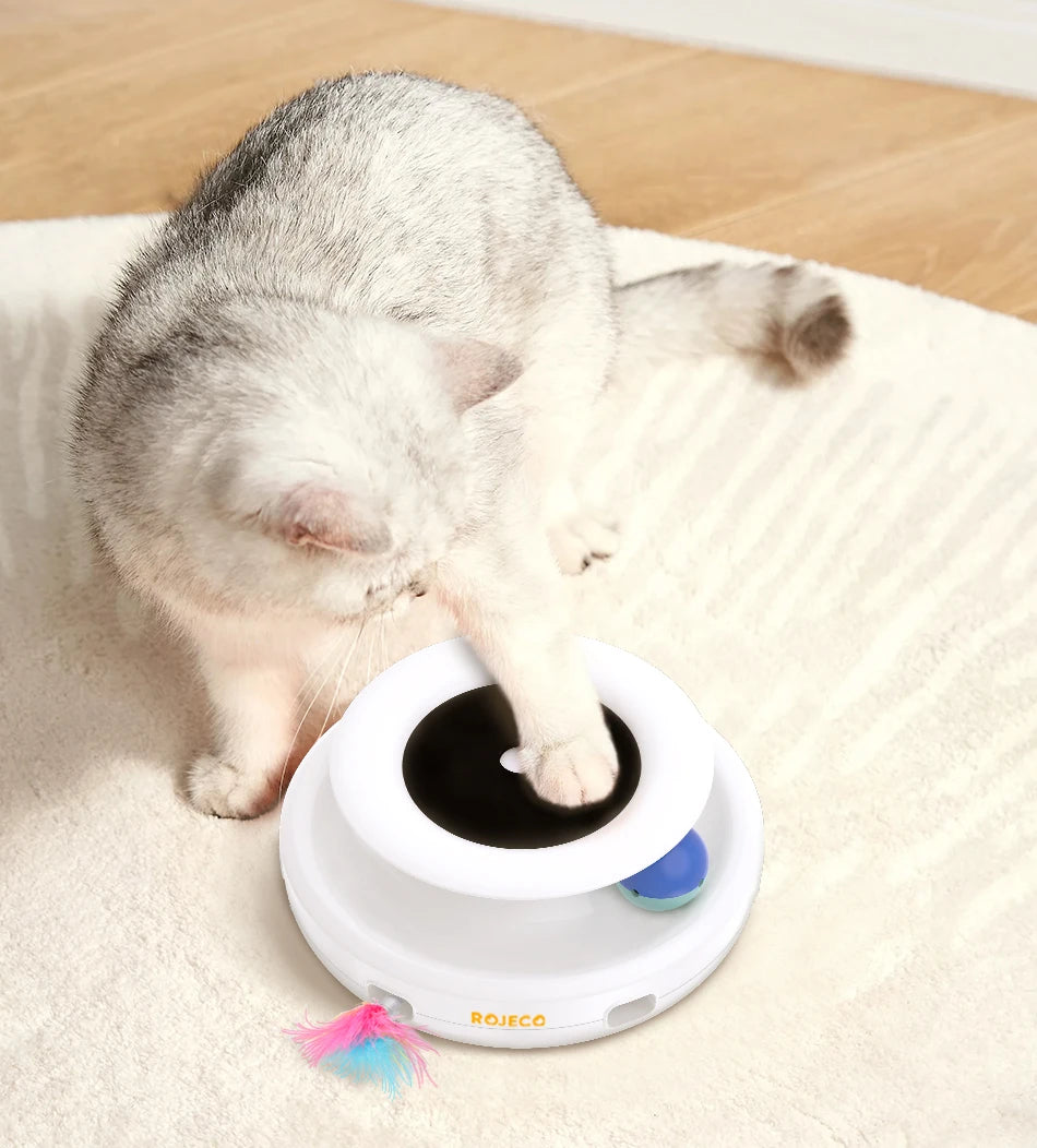 Electric Cat Teaser Ball Set