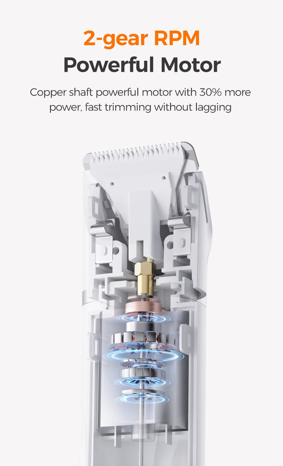ROJECO 4-in-1 Pet Grooming Trimmer Kit
