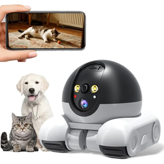 WiFi Dual Lens Robot Pet Camera 1080P