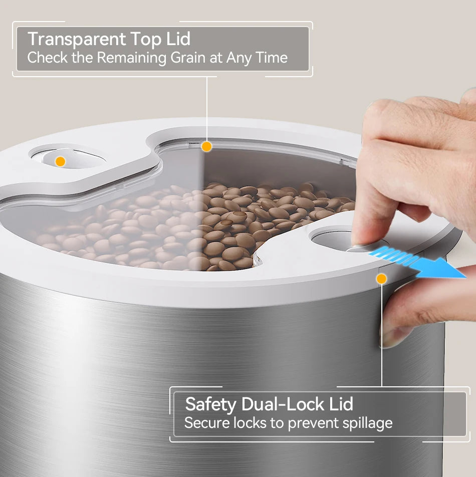 ROJECO 4.5L Smart Pet Feeder WiFi