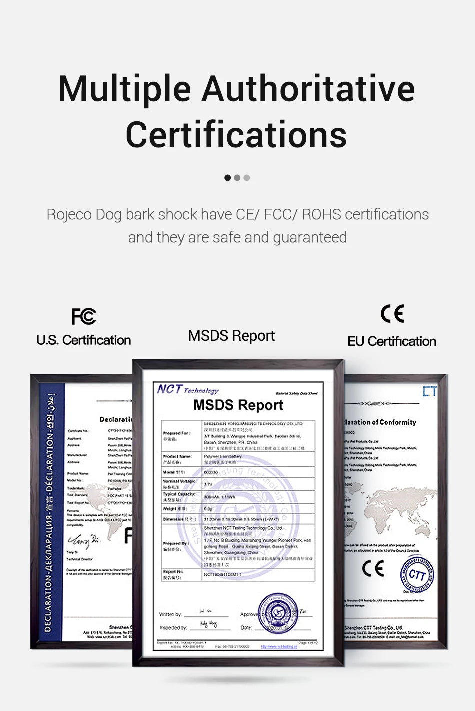 ROJECO Auto Anti-Bark Collar