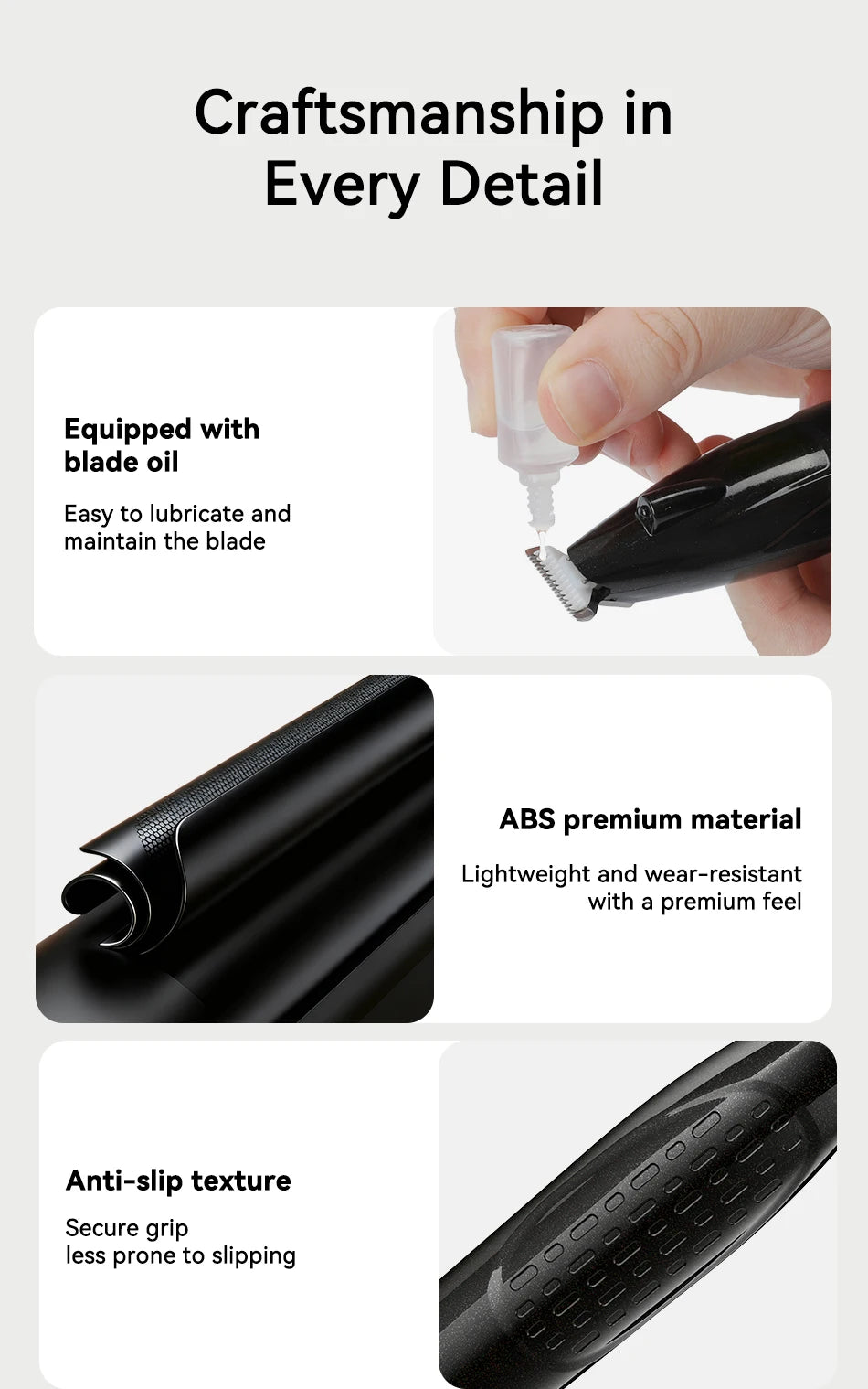 ROJECO Electric Pet Clipper & Grooming Trimmer