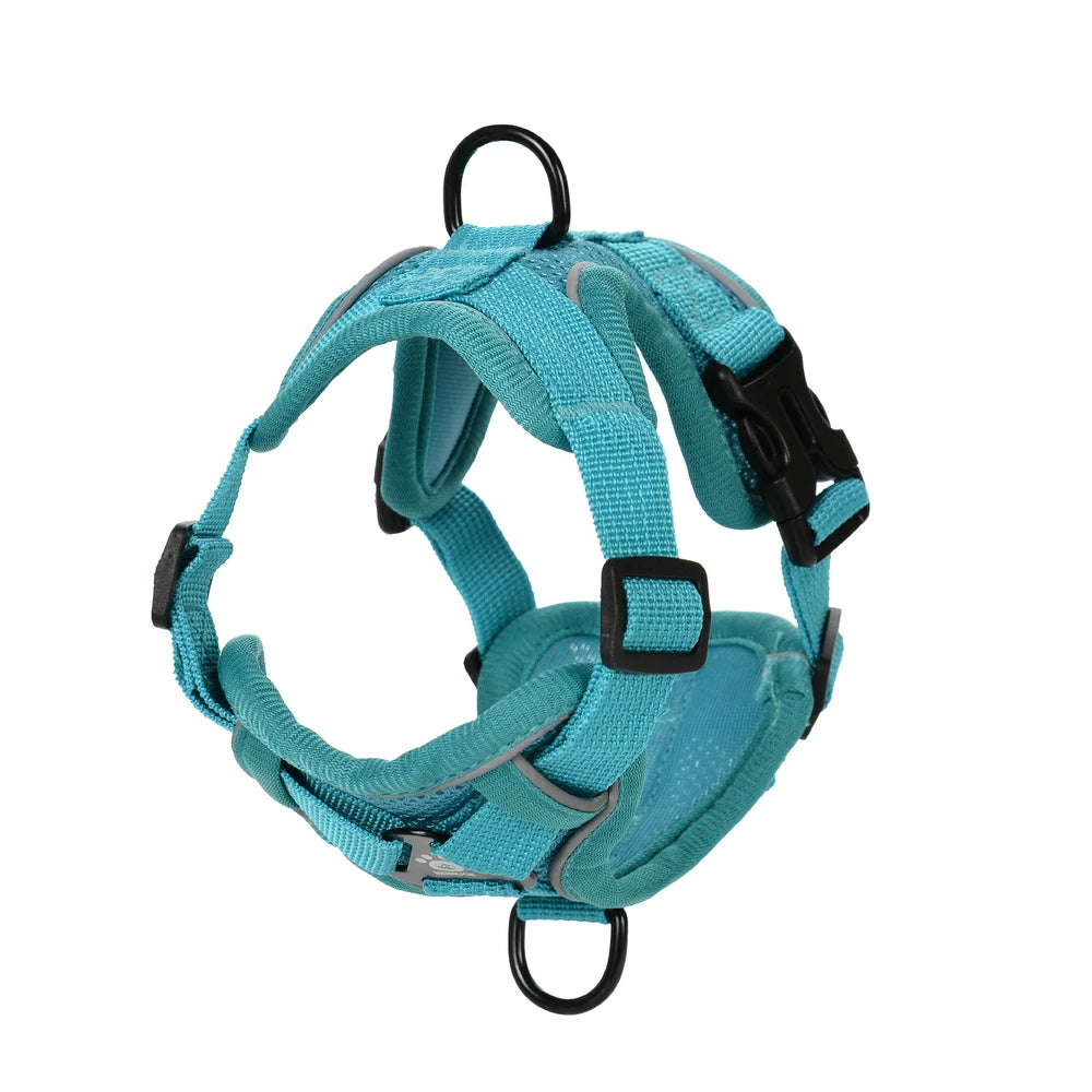 Pet Puppy Harness Leash Set For Small Medium Dogs Cat Vest Outdoor Reflective Breathable Dog Chest Strap Chihuahua Accessories