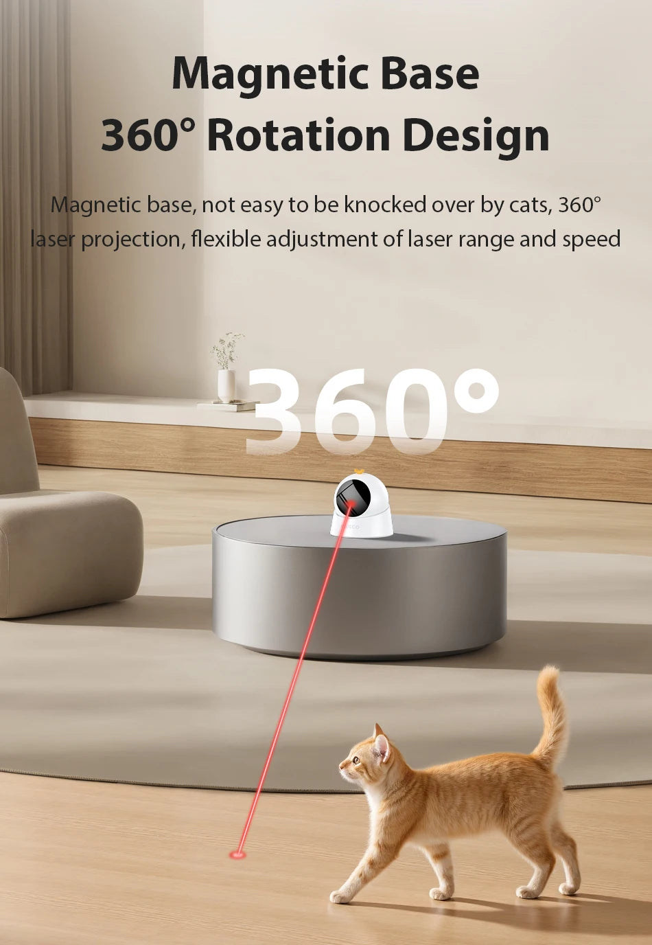 ROJECO Automatic Laser Cat Toy