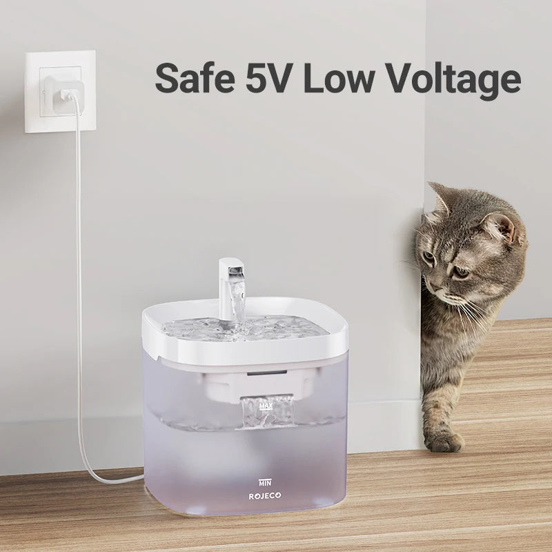 ROJECO Pet Water Fountain with Filter