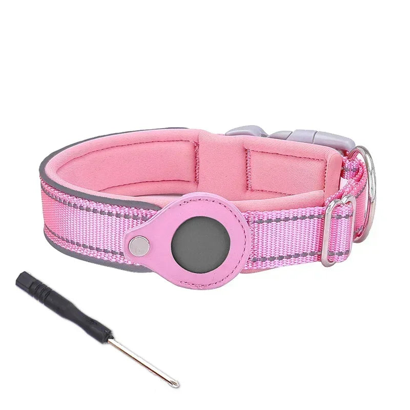 Reflective AirTag Dog Collar