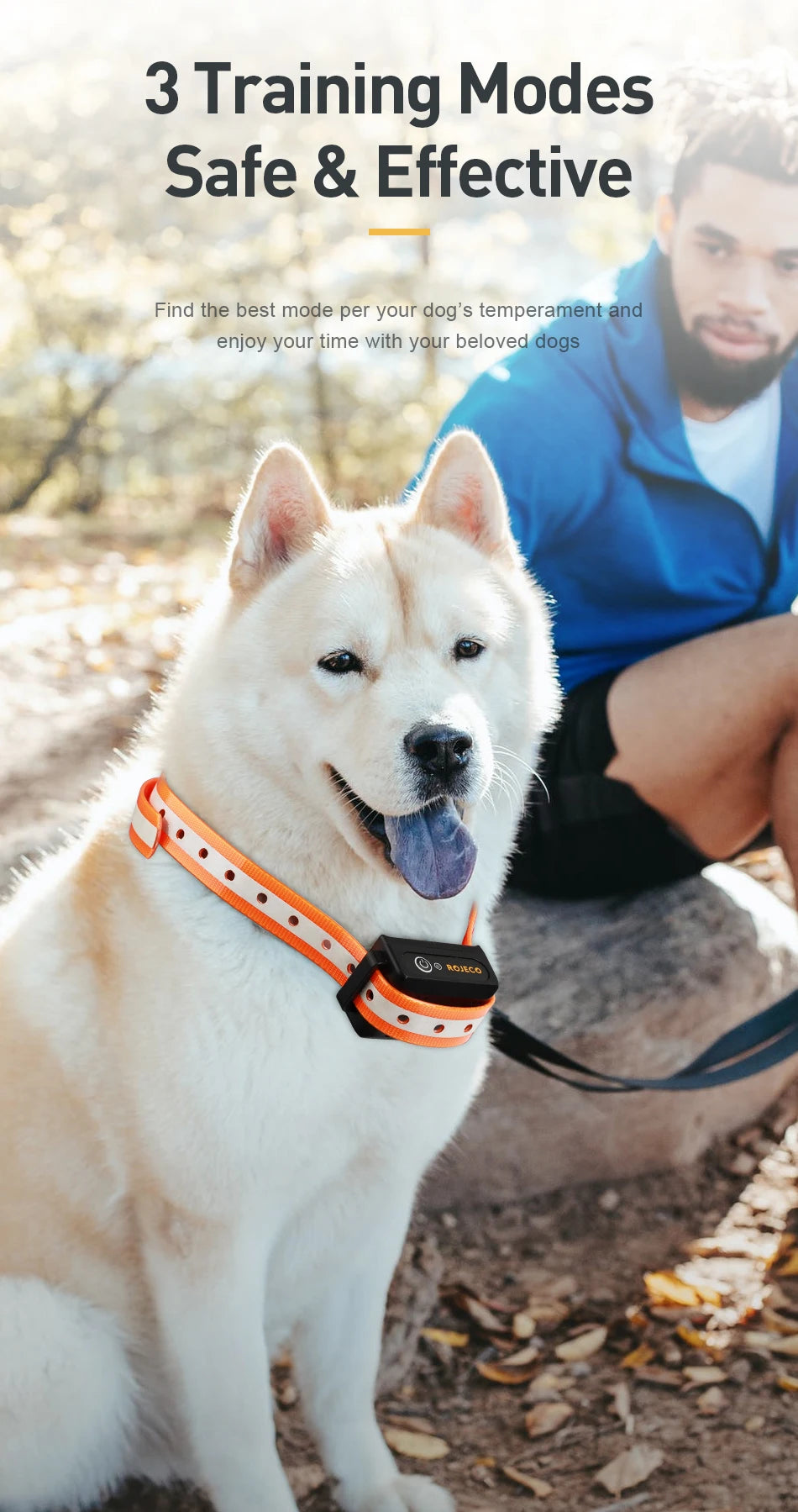 ROJECO PD529 1000m Training Collar