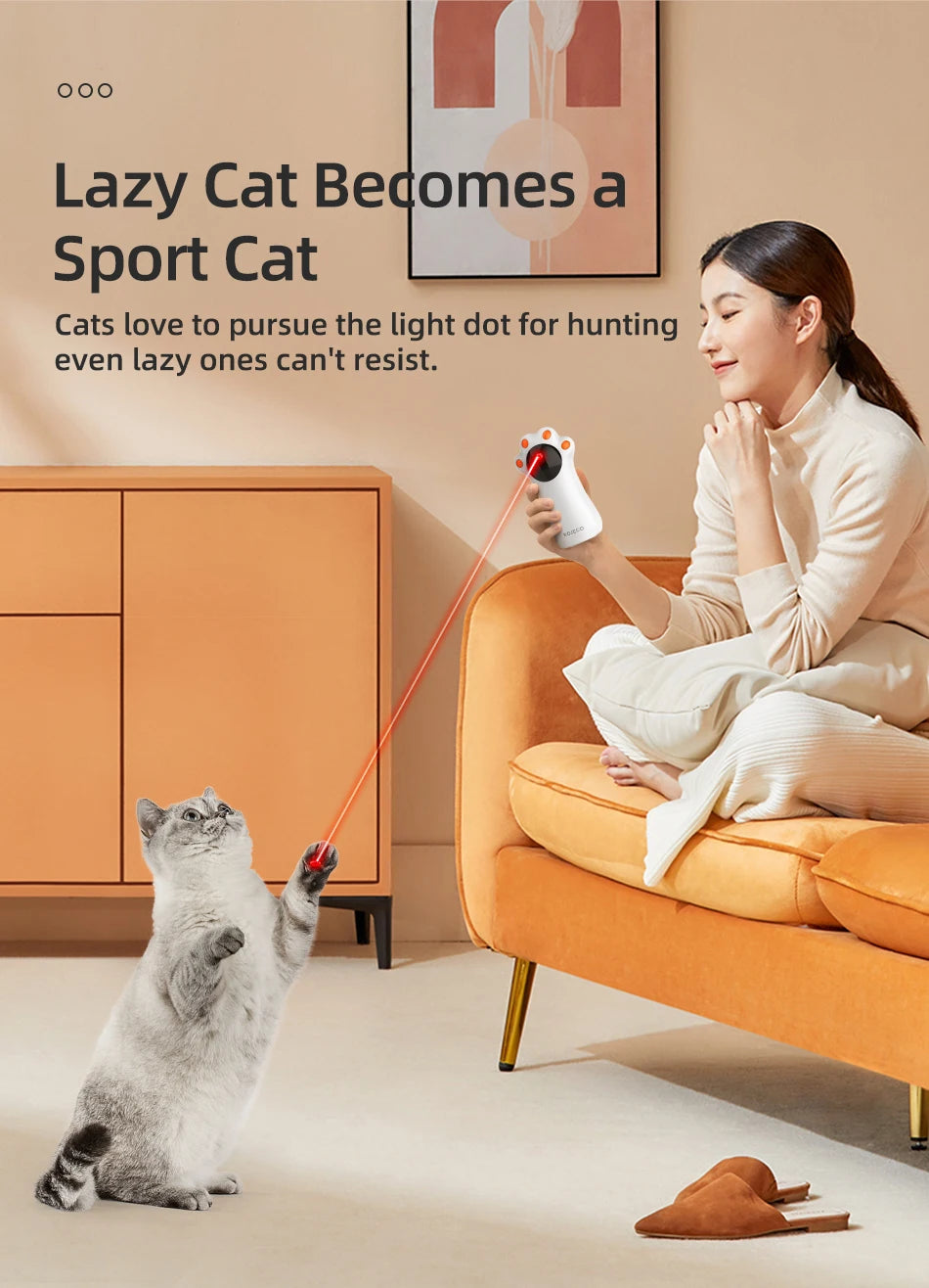 ROJECO Smart LED Laser Cat Toy