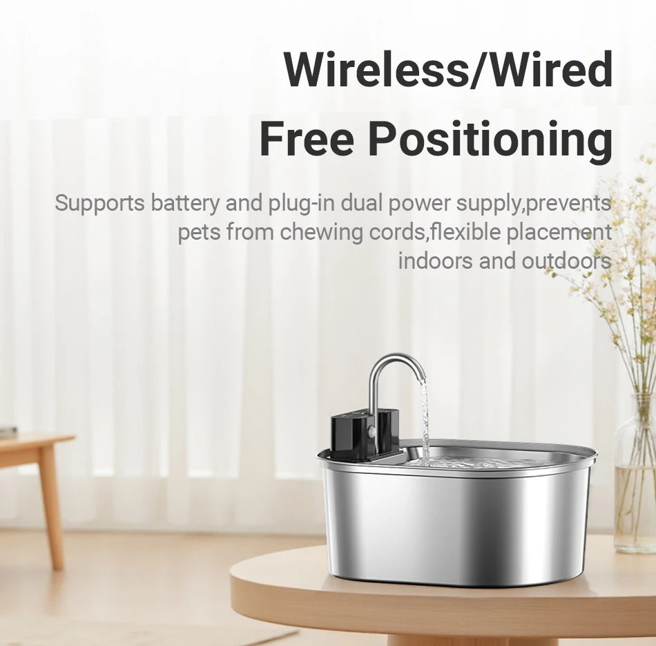 ROJECO Smart Pet Water Fountain 3.2L