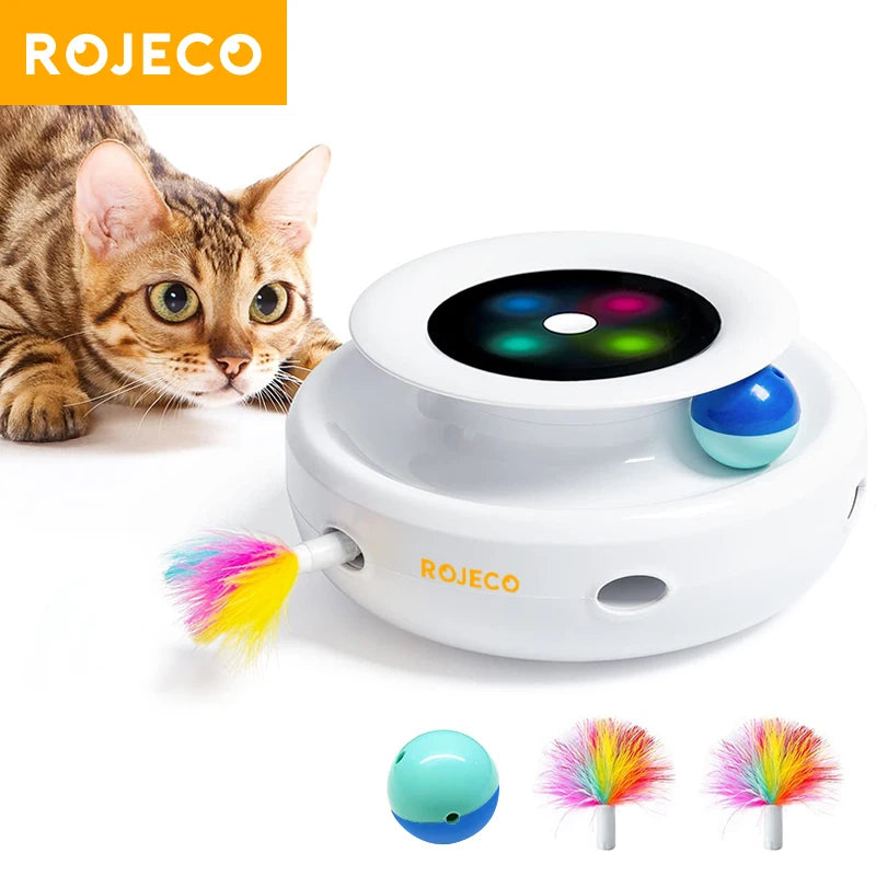 Electric Cat Teaser Ball Set