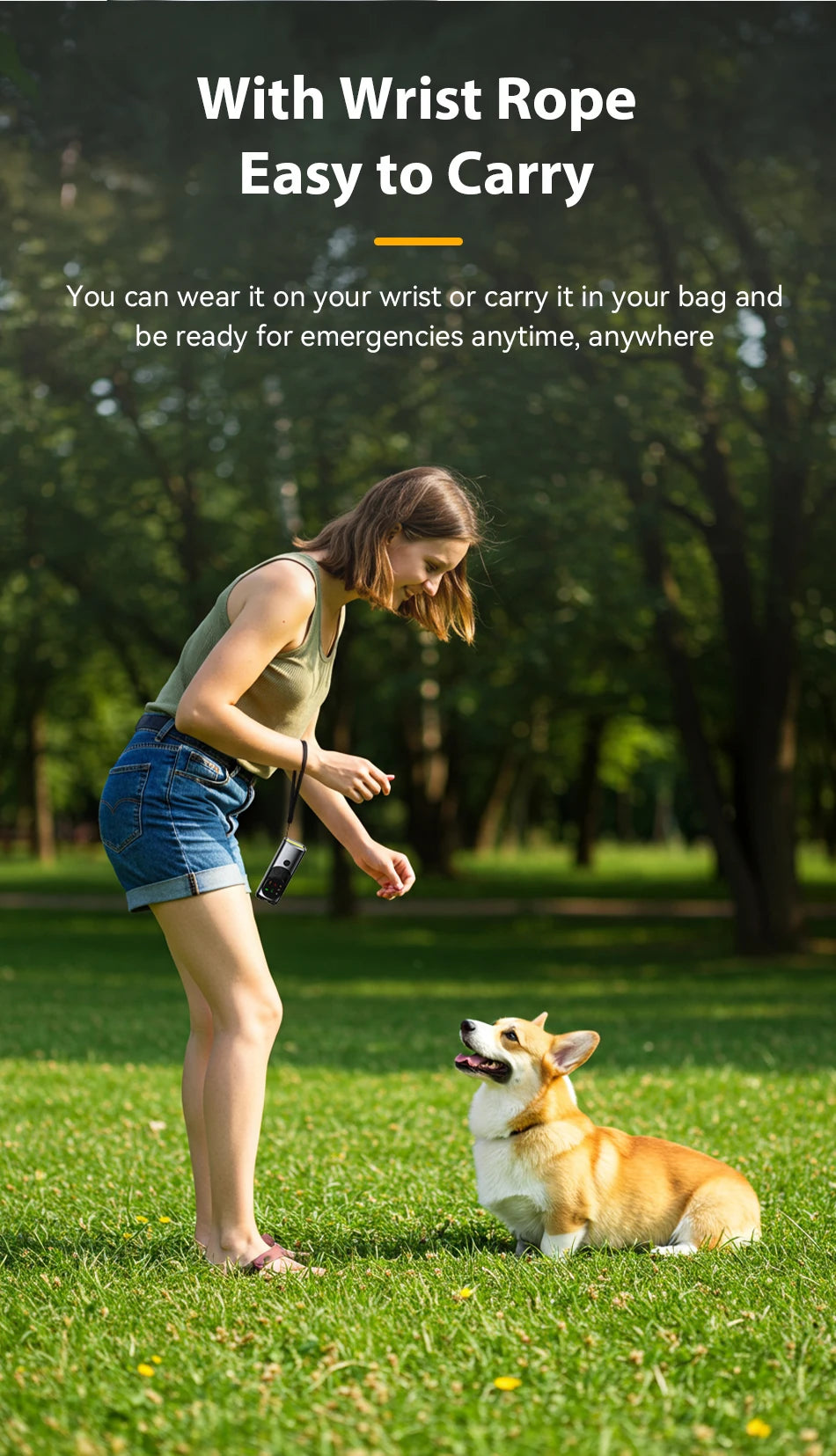 ROJECO Ultrasonic Dog Repeller LED