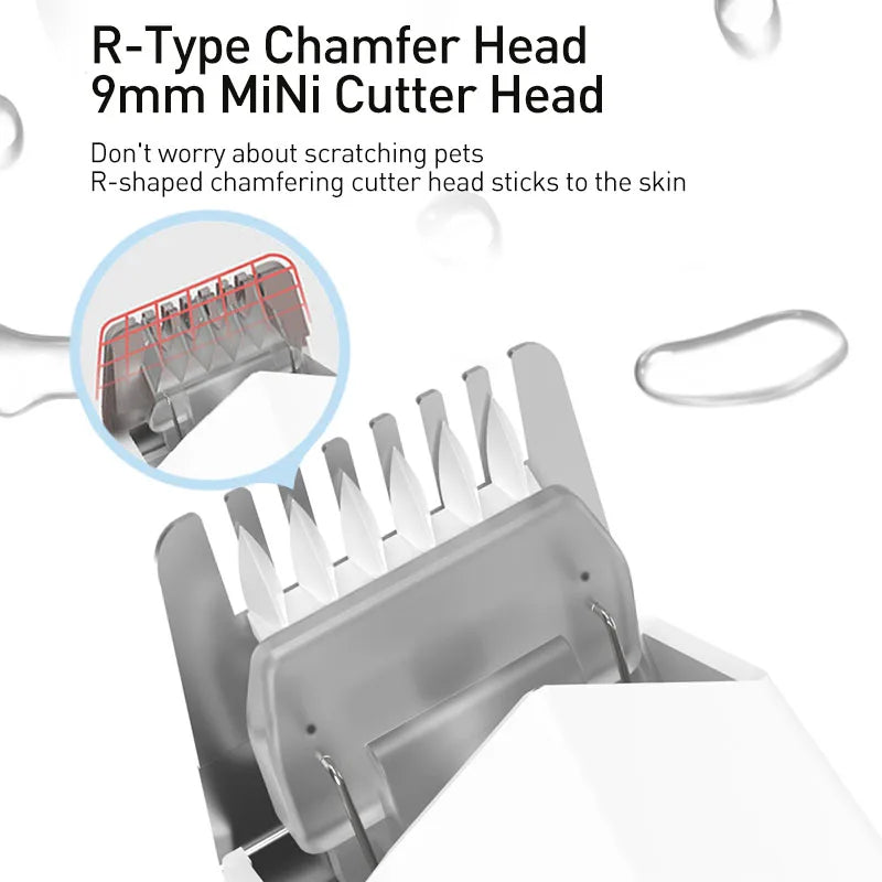 ROJECO 3-in-1 Pet Hair Trimmer LED