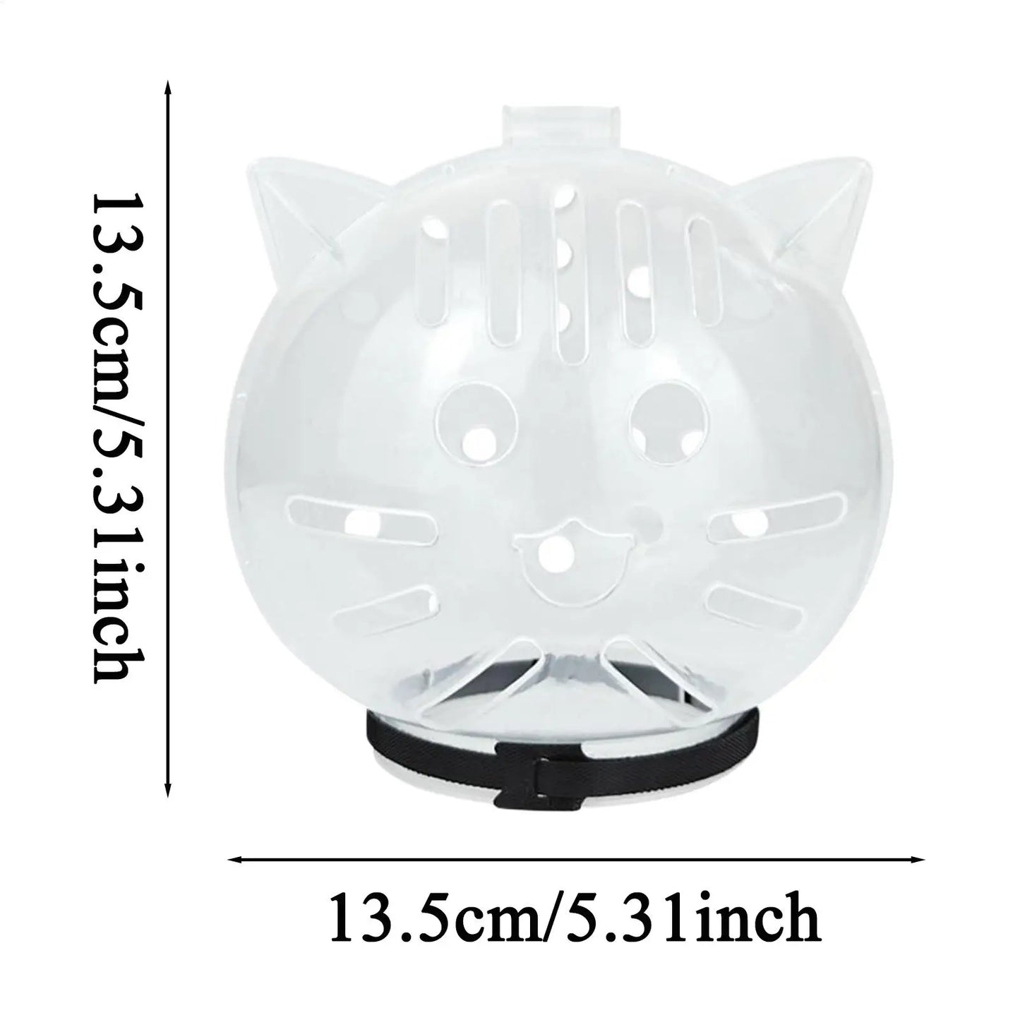 Breathable Cat Grooming Muzzle Hood