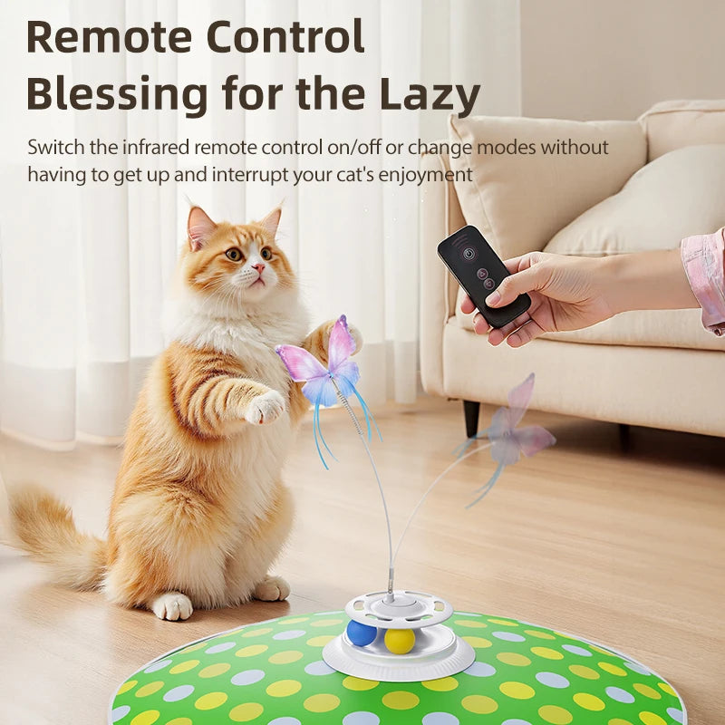 ROJECO 3-in-1 Interactive Cat Toy