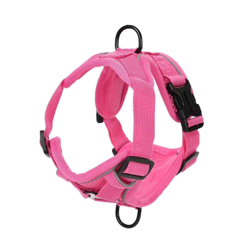 Pet Puppy Harness Leash Set For Small Medium Dogs Cat Vest Outdoor Reflective Breathable Dog Chest Strap Chihuahua Accessories