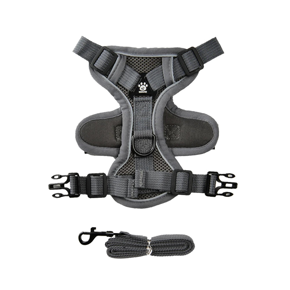 Pet Puppy Harness Leash Set For Small Medium Dogs Cat Vest Outdoor Reflective Breathable Dog Chest Strap Chihuahua Accessories