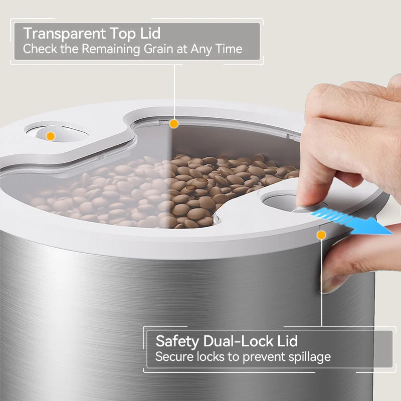 ROJECO 4.5L Smart Pet Feeder WiFi