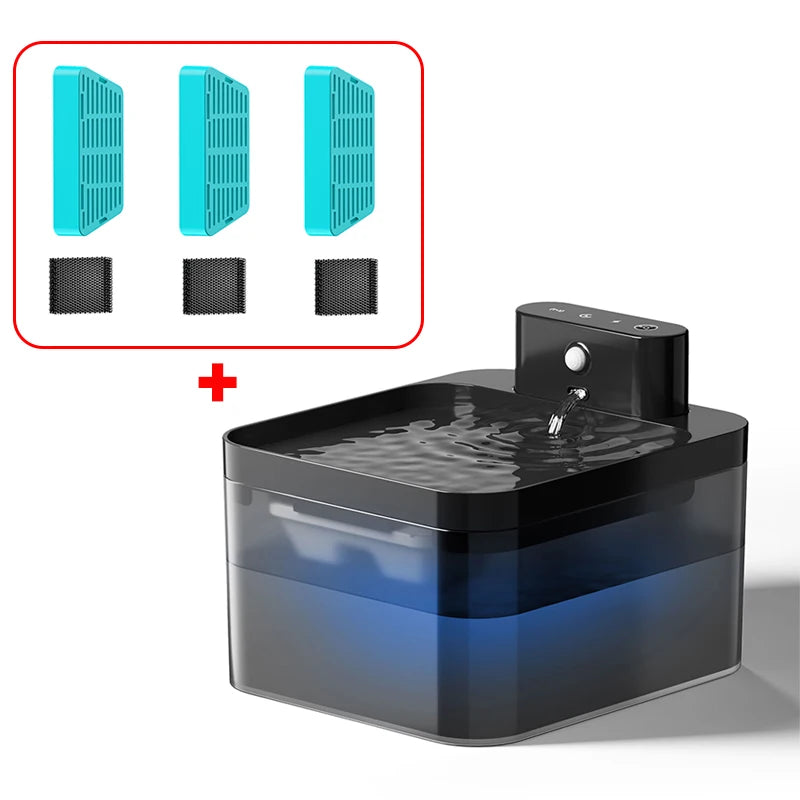 ROJECO Wireless Pet Fountain 2.2L
