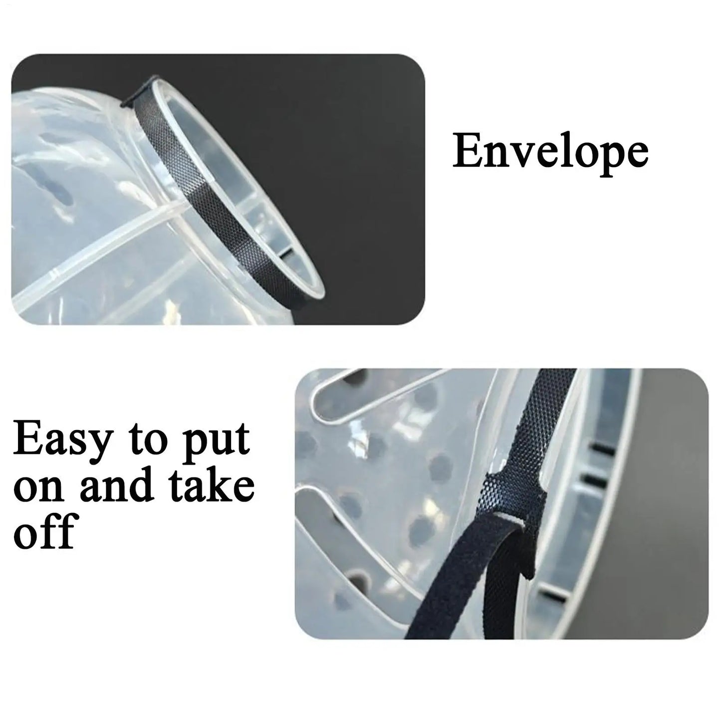 Breathable Cat Grooming Muzzle Hood