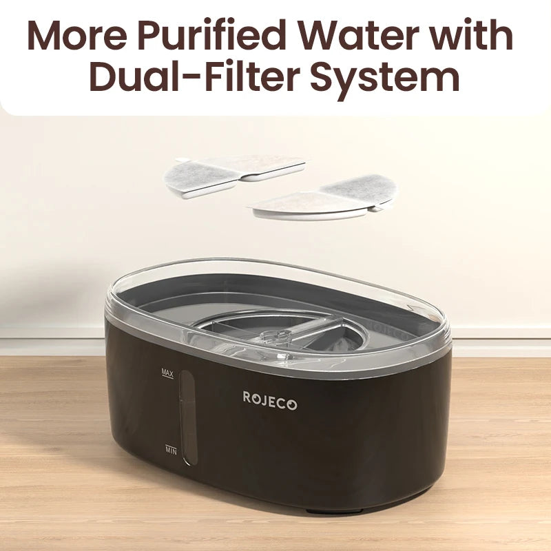 ROJECO Automatic Pet Water Fountain 2.5L