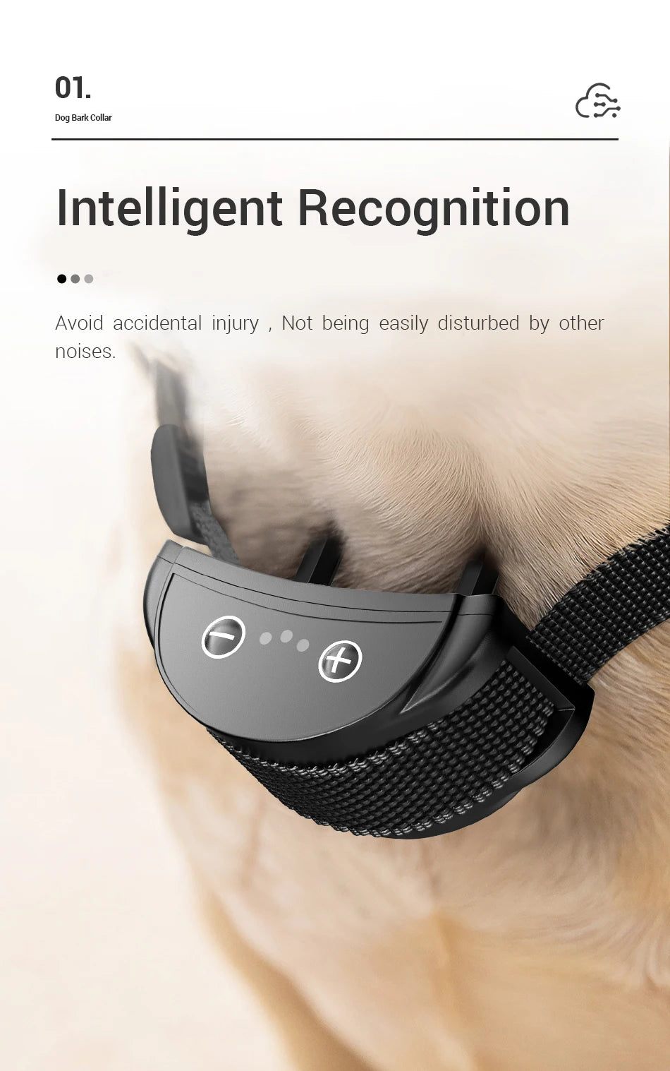 ROJECO Auto Anti-Bark Collar