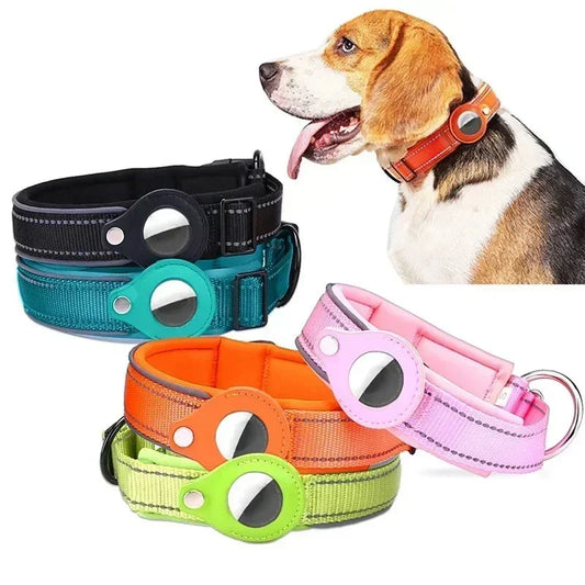 Reflective AirTag Dog Collar