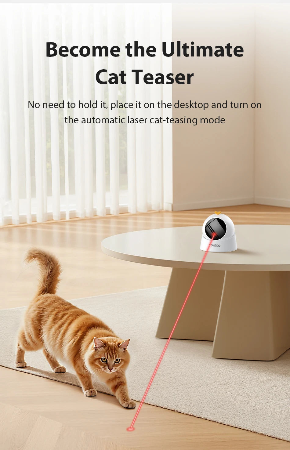 ROJECO Automatic Laser Cat Toy