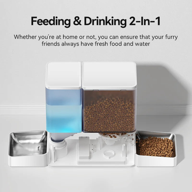 ROJECO WiFi Smart Feeder & Fountain