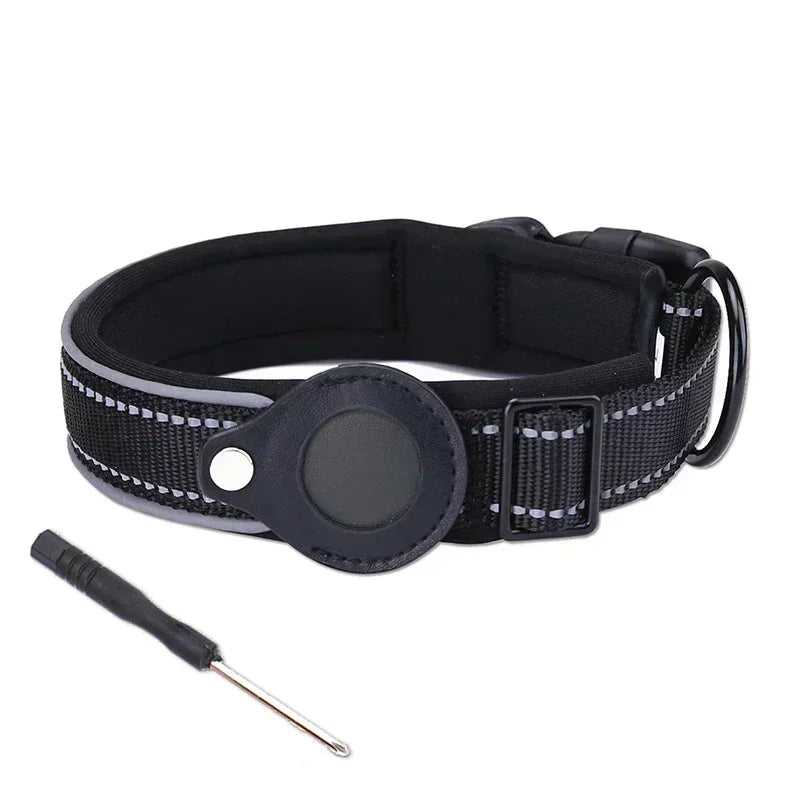 Reflective AirTag Dog Collar