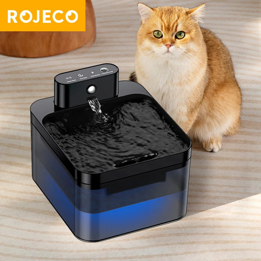 ROJECO Wireless Pet Fountain 2.2L