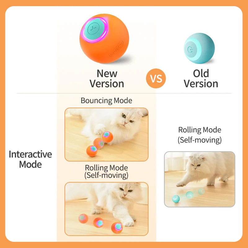 ROJECO Interactive Cat Bouncing Ball