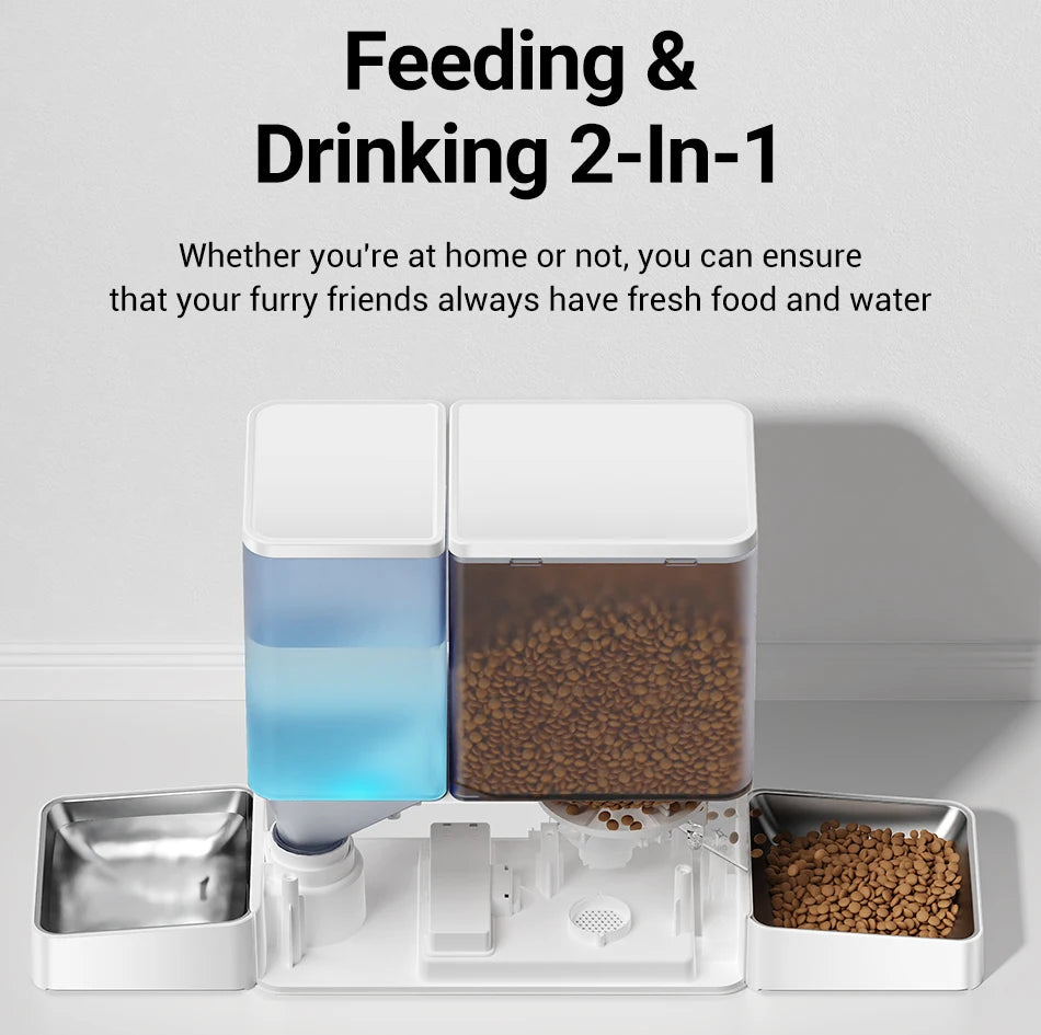 ROJECO WiFi Smart Feeder & Fountain