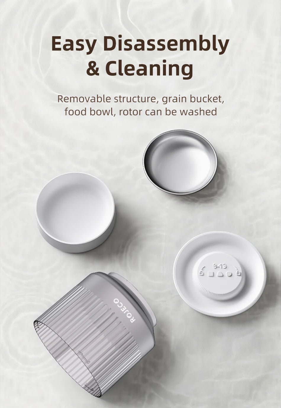 ROJECO Smart Pet Feeder with Camera