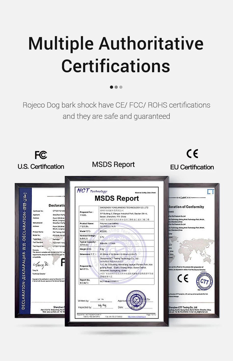 ROJECO PD529 1000m Training Collar
