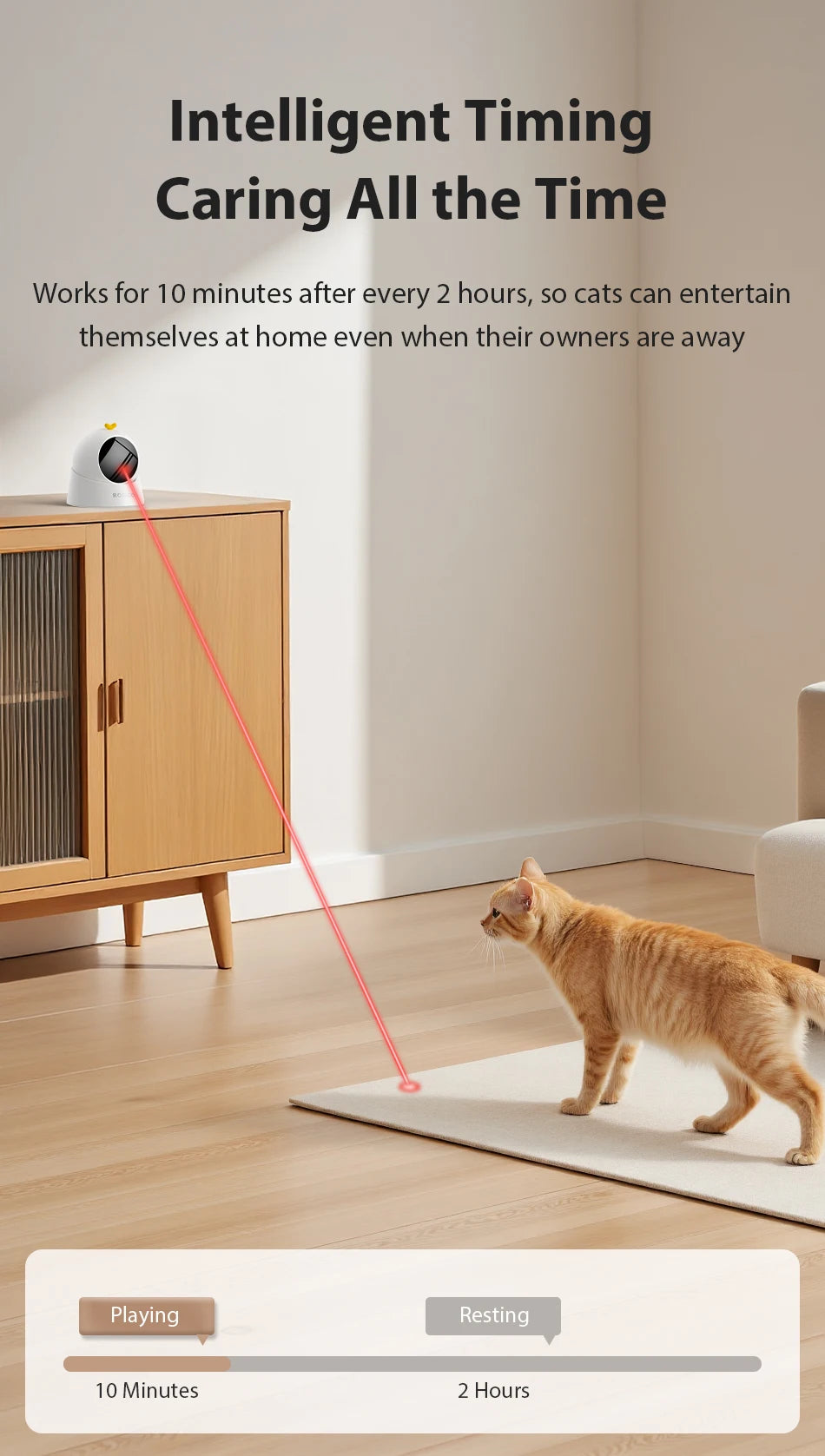 ROJECO Automatic Laser Cat Toy