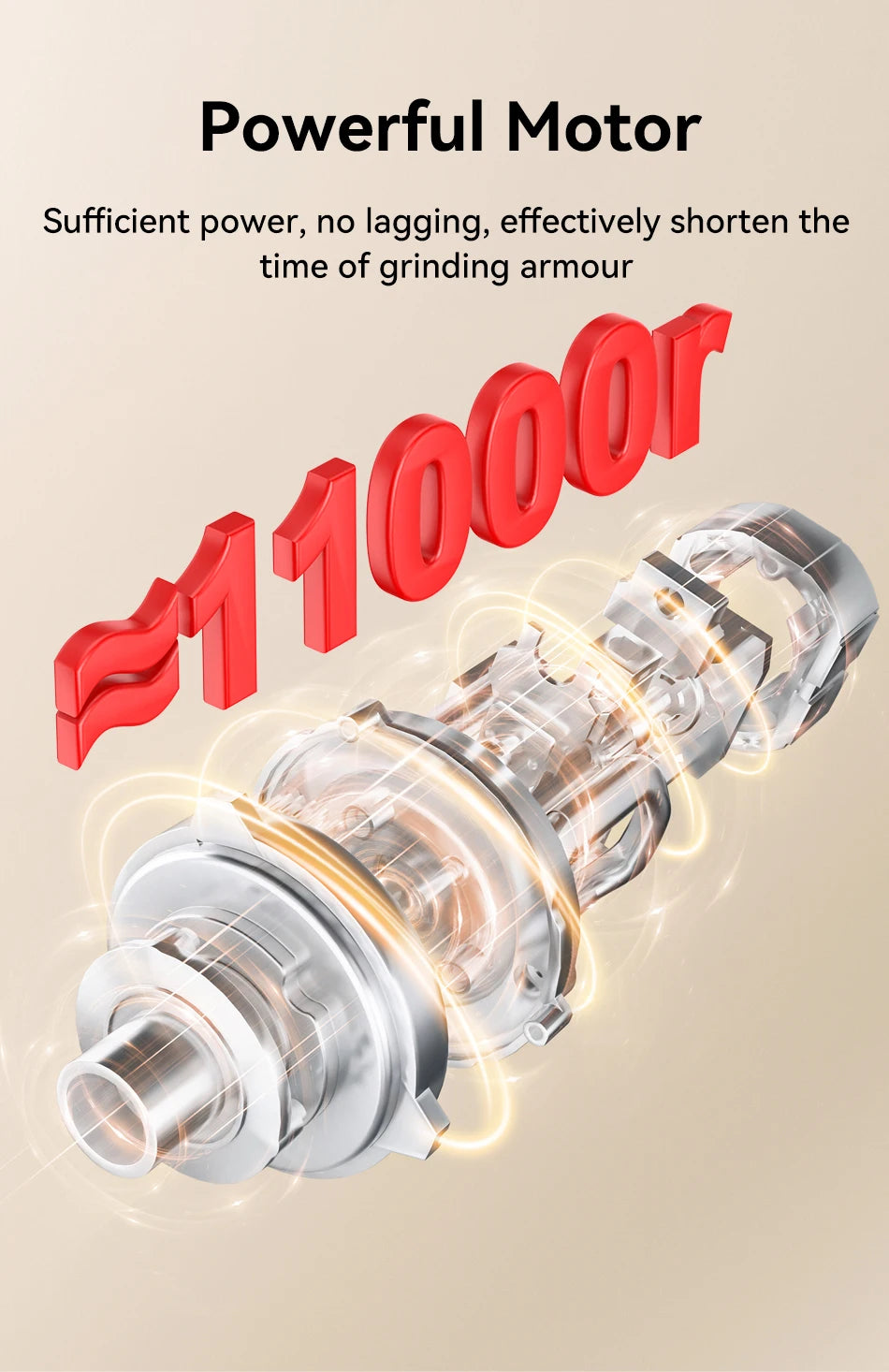ROJECO 7-Speed Electric Nail Grinder
