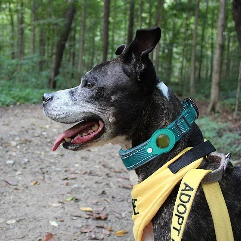 Reflective AirTag Dog Collar