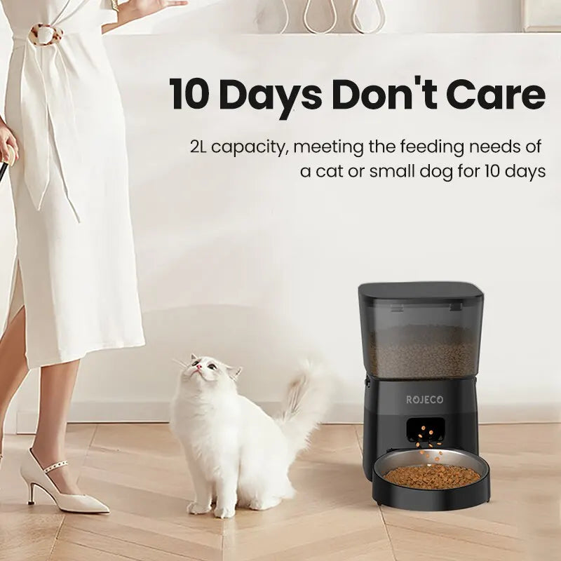 ROJECO Automatic Pet Feeder 2L