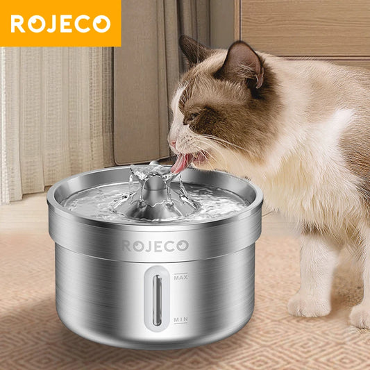 ROJECO Stainless Steel Pet Fountain