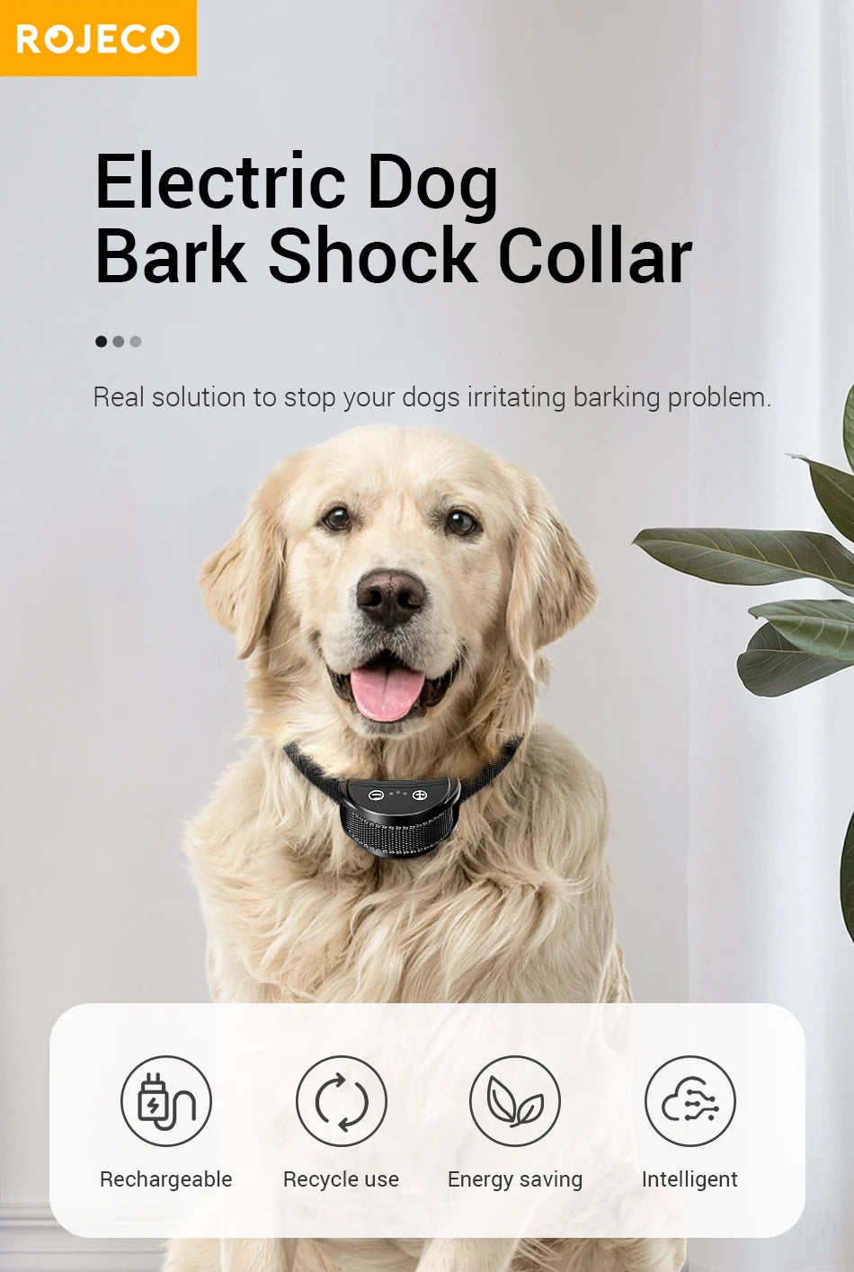 ROJECO Auto Anti-Bark Collar
