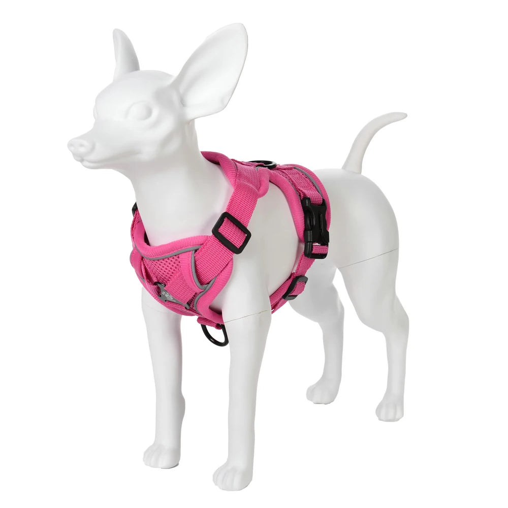 Pet Puppy Harness Leash Set For Small Medium Dogs Cat Vest Outdoor Reflective Breathable Dog Chest Strap Chihuahua Accessories
