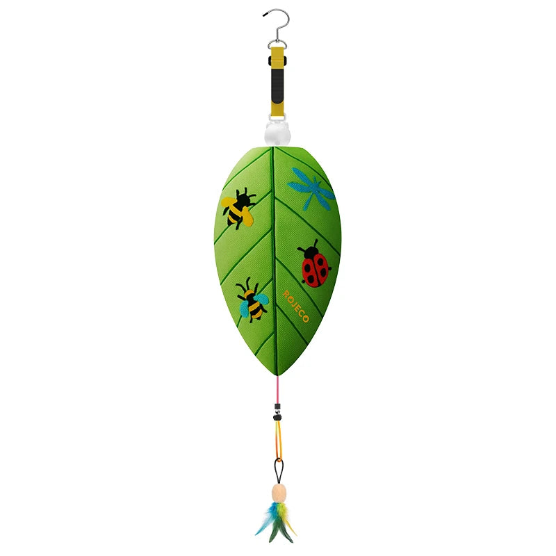 ROJECOnAutomatic Cat Feather & Laser Toy