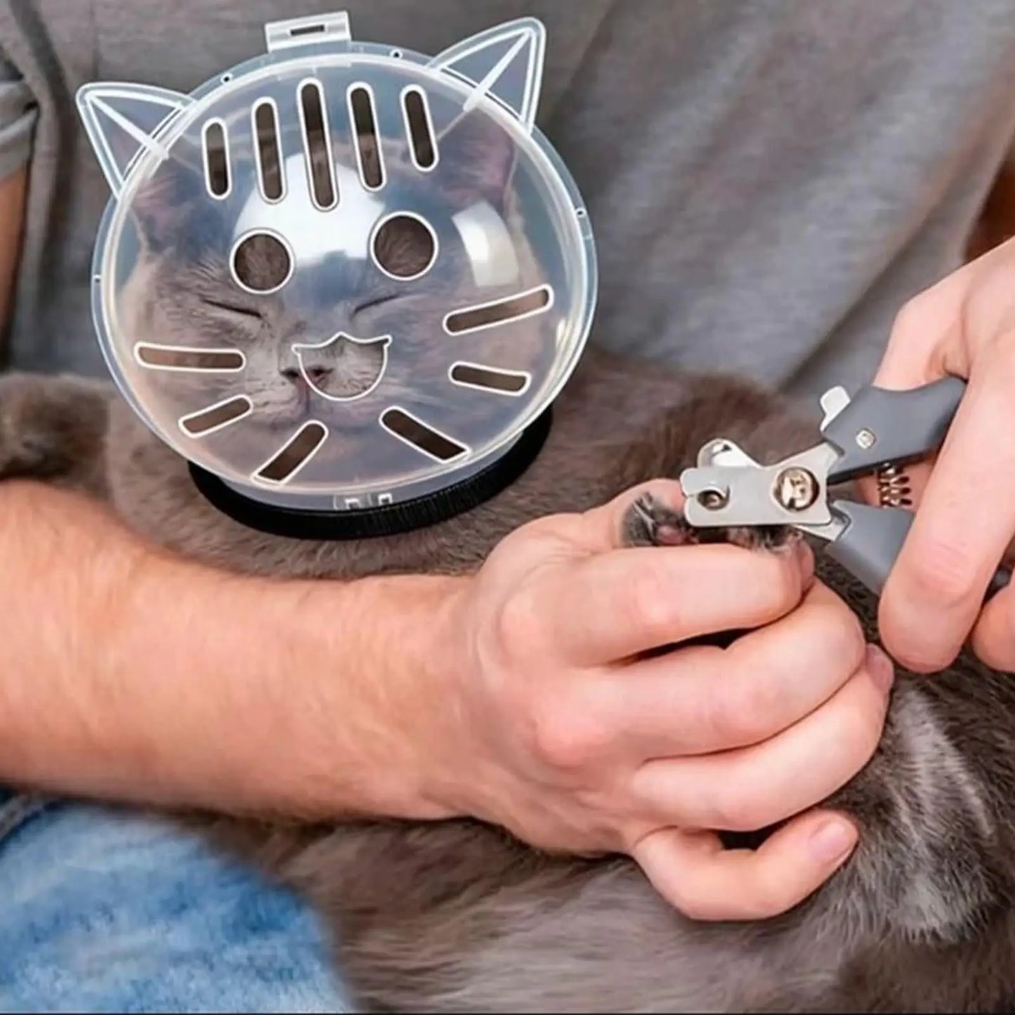 Breathable Cat Grooming Muzzle Hood