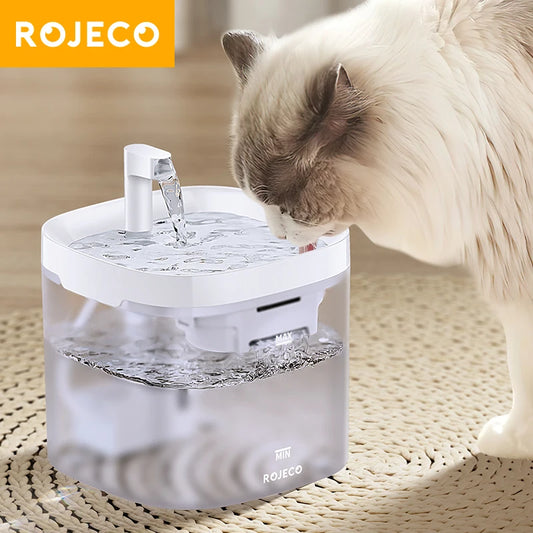ROJECO Pet Water Fountain with Filter