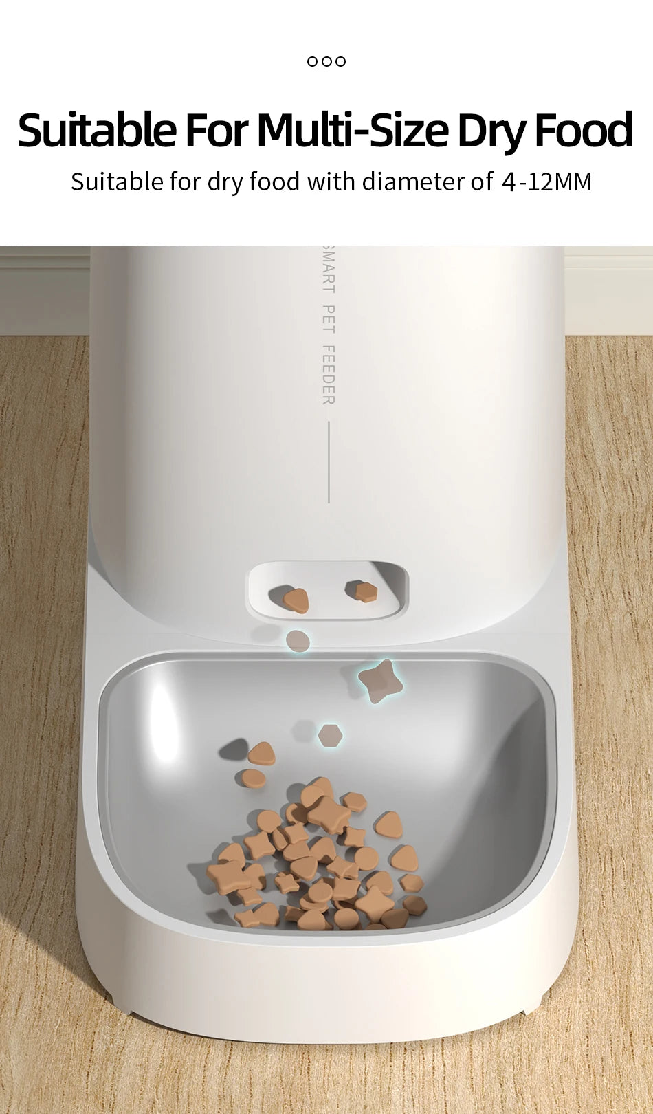 ROJECO Smart Auto Pet Feeder 4L