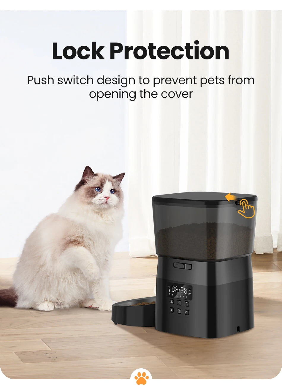 ROJECO Automatic Pet Feeder 2L