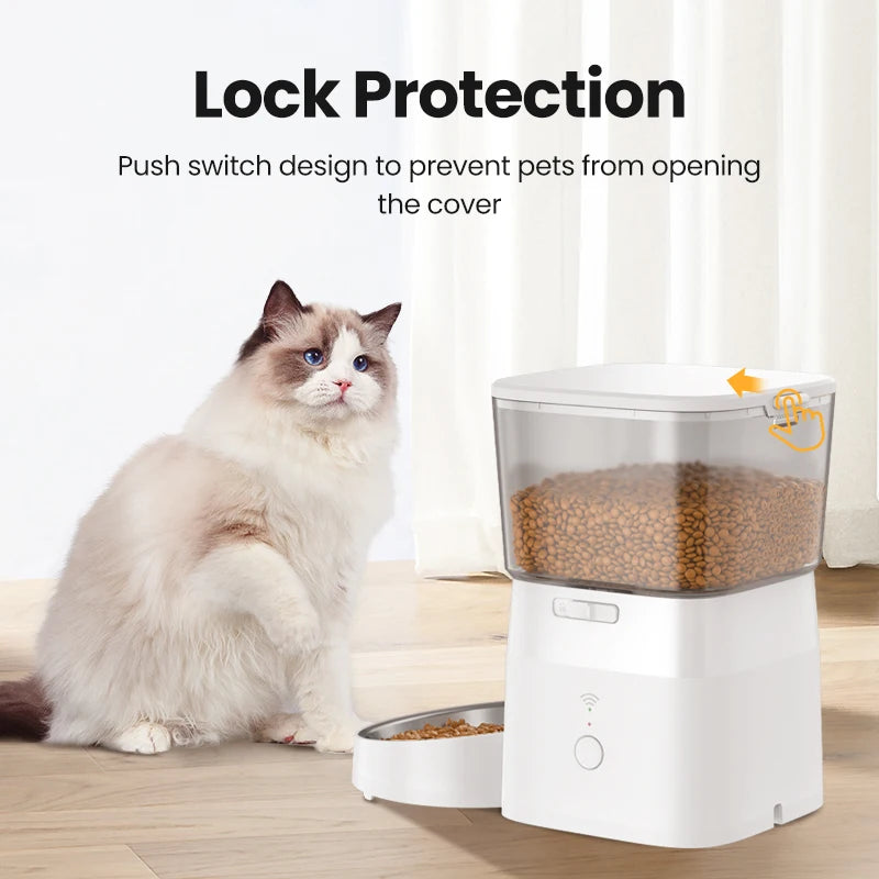 ROJECO Smart Automatic Pet Food Dispenser