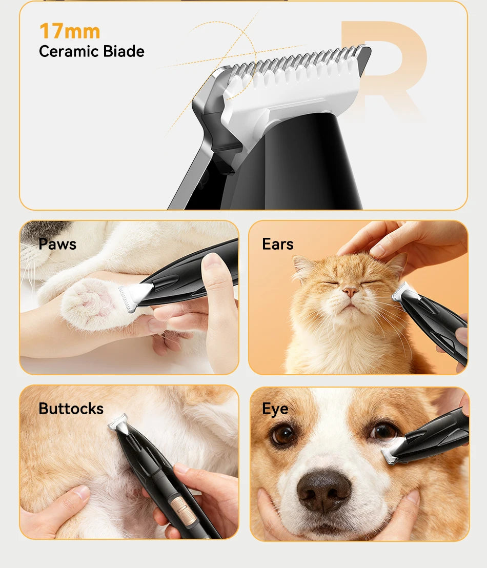 ROJECO Electric Pet Clipper & Grooming Trimmer