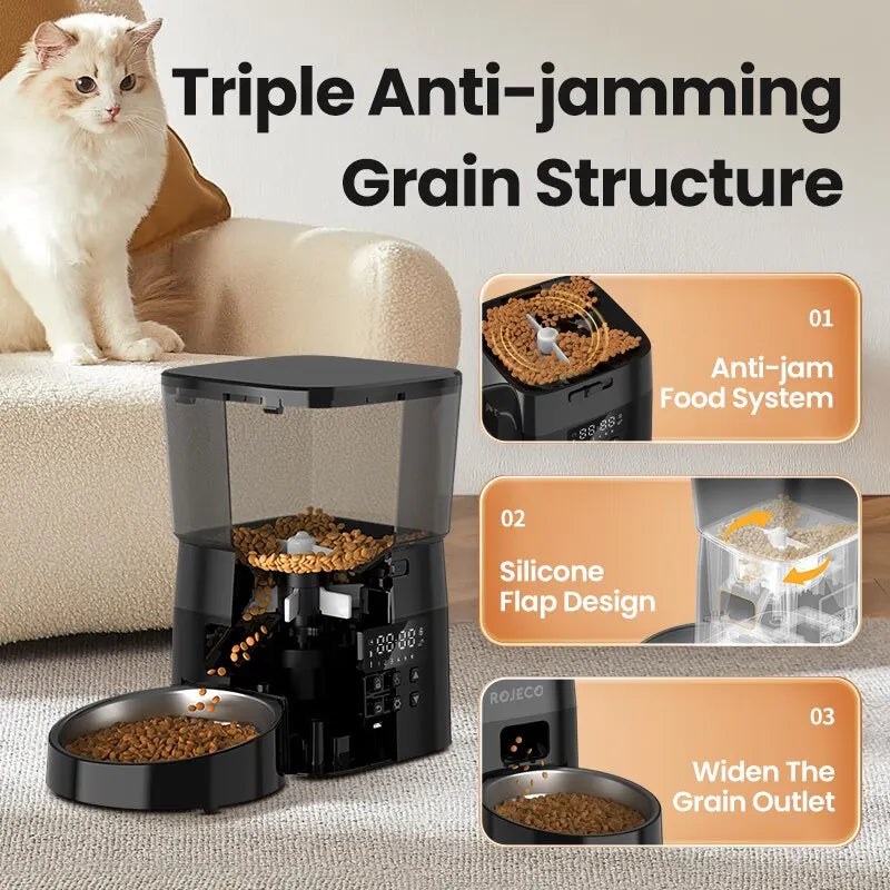 ROJECO Automatic Pet Feeder 2L